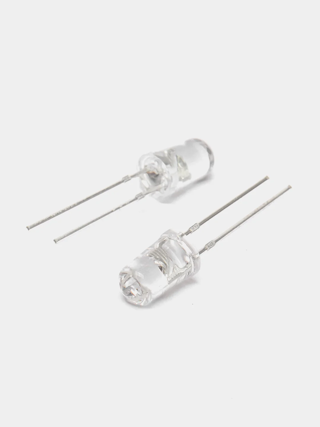 Желтый светодиоды LED прозрачные, комплект 10 штук