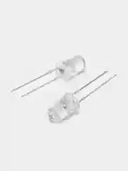 Желтый светодиоды LED прозрачные, комплект 10 штук