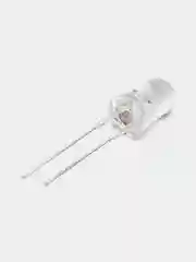 Белый светодиоды LED прозрачные, комплект 10 штук