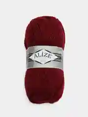 Бордовый пряжа Alize Superlana Maxi, 100 г, 75% акрил, 25% шерсть