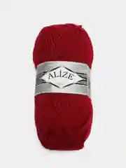 Вишнёвый пряжа Alize Superlana Maxi, 100 г, 75% акрил, 25% шерсть
