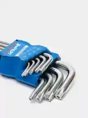 Набор имбусовых ключей TORX (ТОРКС), звездочки с отверстием, 9 предметов, 10-50 мм