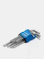 Набор имбусовых ключей TORX (ТОРКС), звездочки с отверстием, 9 предметов, 10-50 мм