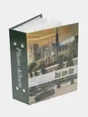 Зеленый фотоальбом 100 фото, 10х15, "Путешествие", твёрдая обложка