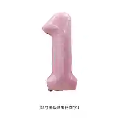 Воздушный шар Цифра фольгированный 80см ,1,2,3,4,5,6,7,8,9,0