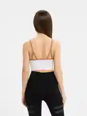 Белый топ женский, спортивный