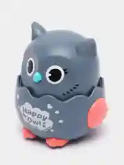 Фиолетовый игрушка интерактивная "Сова", катается, шевелит головой