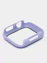 Лавандовый бампер с защитным стеклом и ремешком для Apple Watch 38/40/41/42/44/45/49