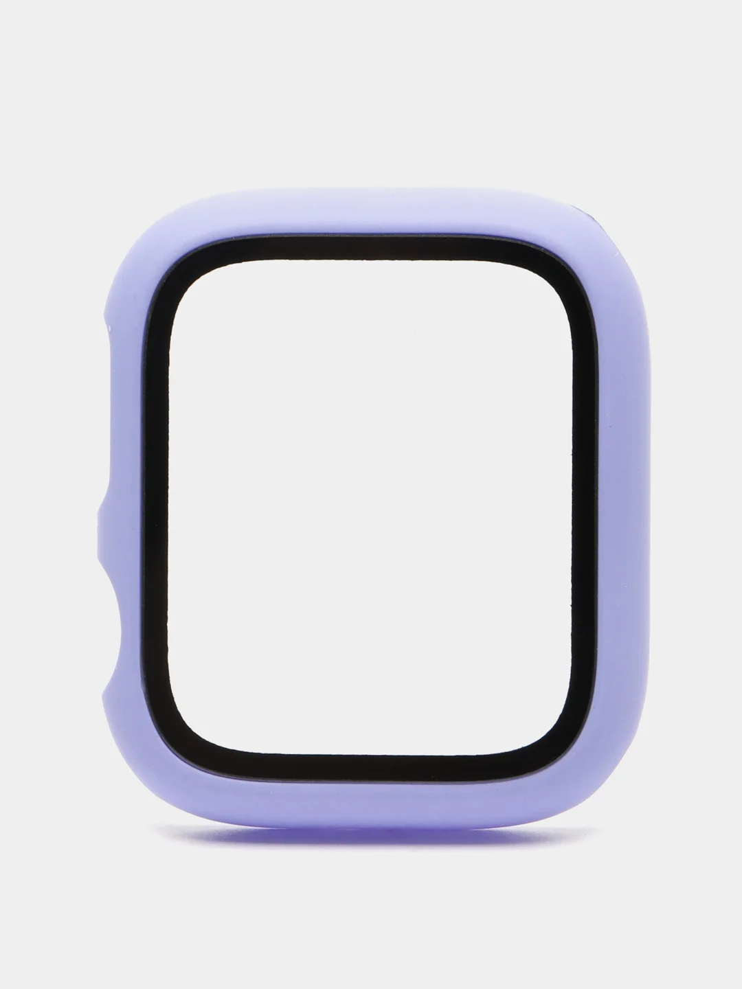Лавандовый бампер с защитным стеклом и ремешком для Apple Watch 38/40/41/42/44/45/49