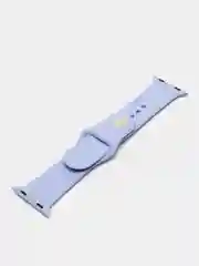Лавандовый бампер с защитным стеклом и ремешком для Apple Watch 38/40/41/42/44/45/49