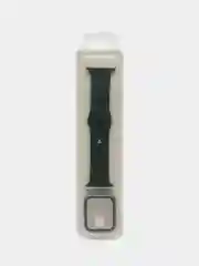 Лесной зеленый бампер с защитным стеклом и ремешком для Apple Watch 38/40/41/42/44/45/49