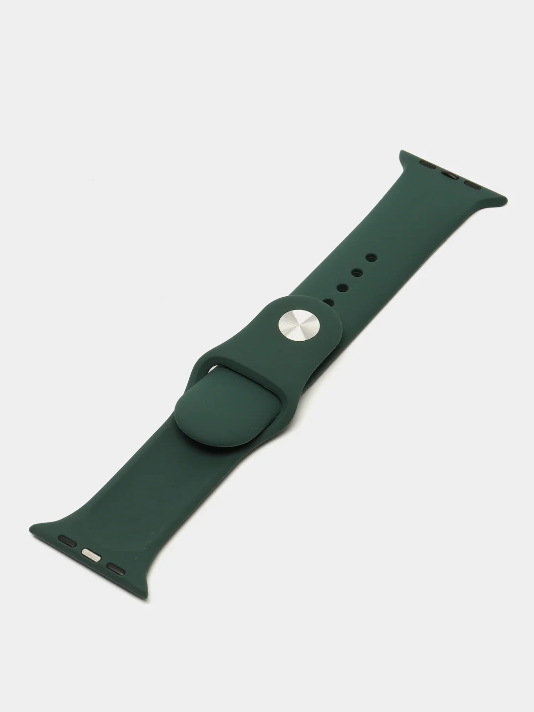 Лесной зеленый бампер с защитным стеклом и ремешком для Apple Watch 38/40/41/42/44/45/49