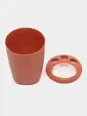 Алый стакан для зубных щеток / Подставка для зубных щеток
