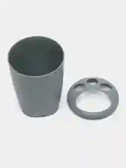 Зеленый стакан для зубных щеток / Подставка для зубных щеток