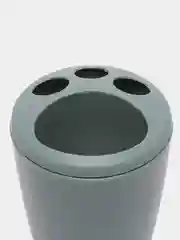 Зеленый стакан для зубных щеток / Подставка для зубных щеток