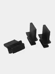 Белый пылезащитная заглушка для портов USB для ноутбука или магнитолы, 3 штуки в комплекте