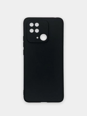 Чехол Xiaomi Redmi 10C / Poco C40, Сяоми Редми 10С / Поко С40 черный, силиконовый, матовый