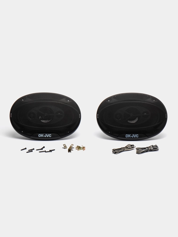 Автомобильные колонки ОК-JVC-6955, мощность 1800 Вт