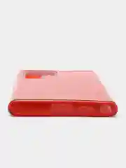 Красный чехол Samsung Galaxy S22, S22 Plus, S22 Ultra С22 (Самсунг Галакси), блестящий