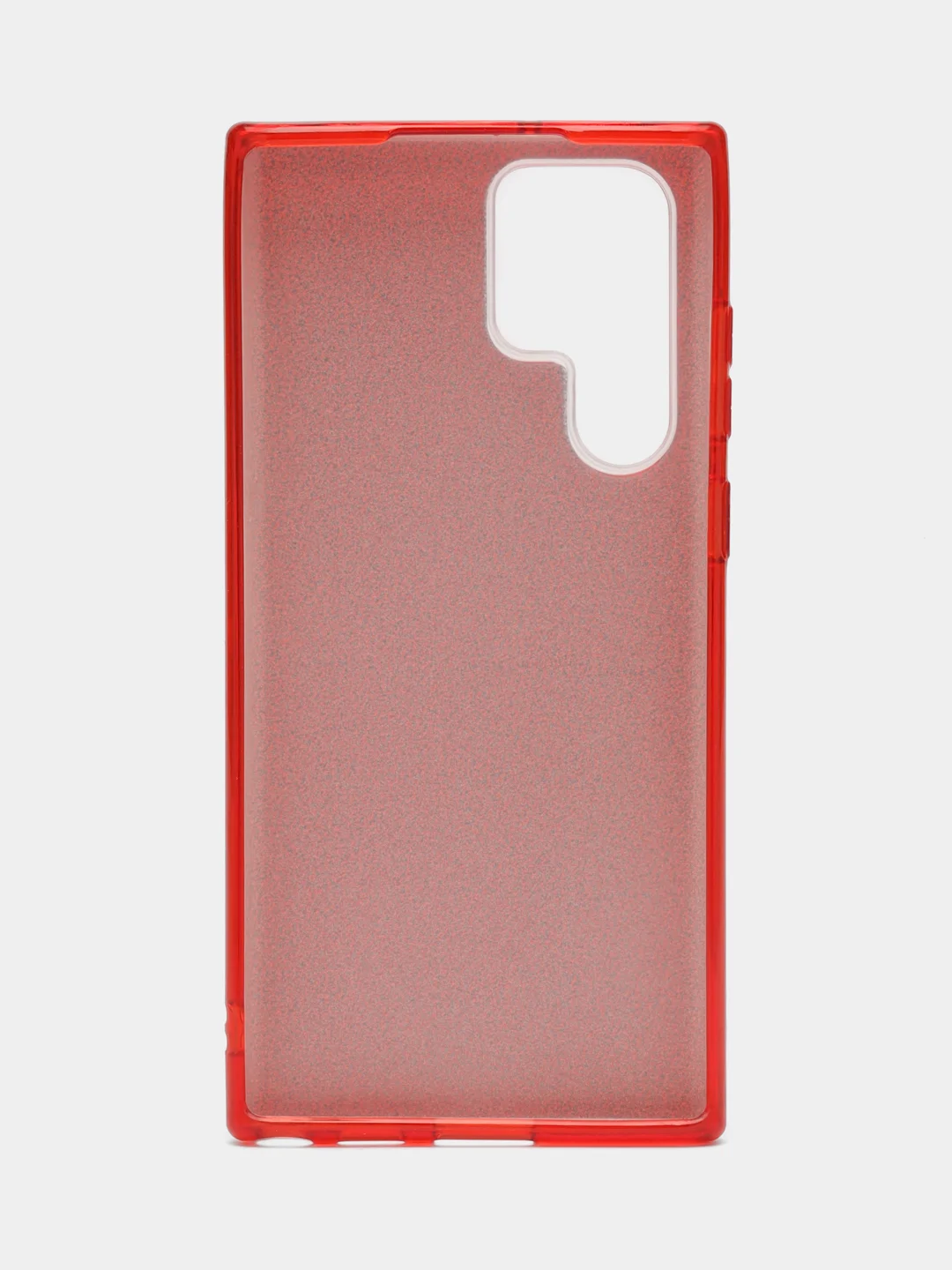 Красный чехол Samsung Galaxy S22, S22 Plus, S22 Ultra С22 (Самсунг Галакси), блестящий