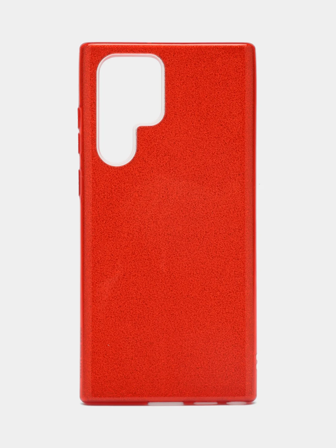 Красный чехол Samsung Galaxy S22, S22 Plus, S22 Ultra С22 (Самсунг Галакси), блестящий