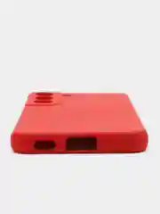 Красный чехол силиконовый для Samsung Galaxy S22 (Самсунг Галакси С22), Silicone Cover