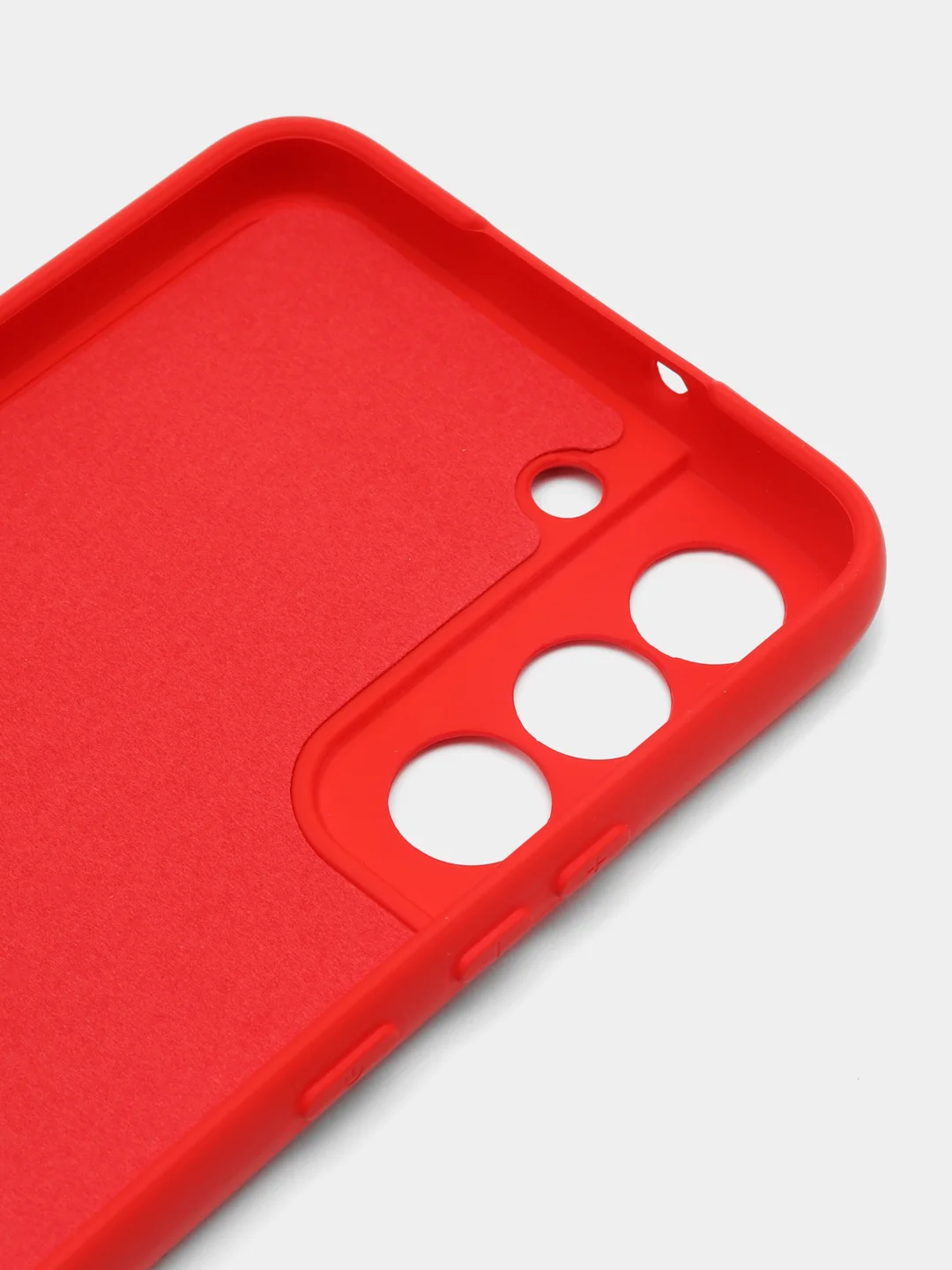 Красный чехол силиконовый для Samsung Galaxy S22 (Самсунг Галакси С22), Silicone Cover