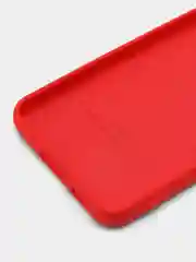 Красный чехол силиконовый для Samsung Galaxy S22 (Самсунг Галакси С22), Silicone Cover