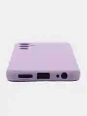 Лавандовый чехол силиконовый для Tecno Pova 4