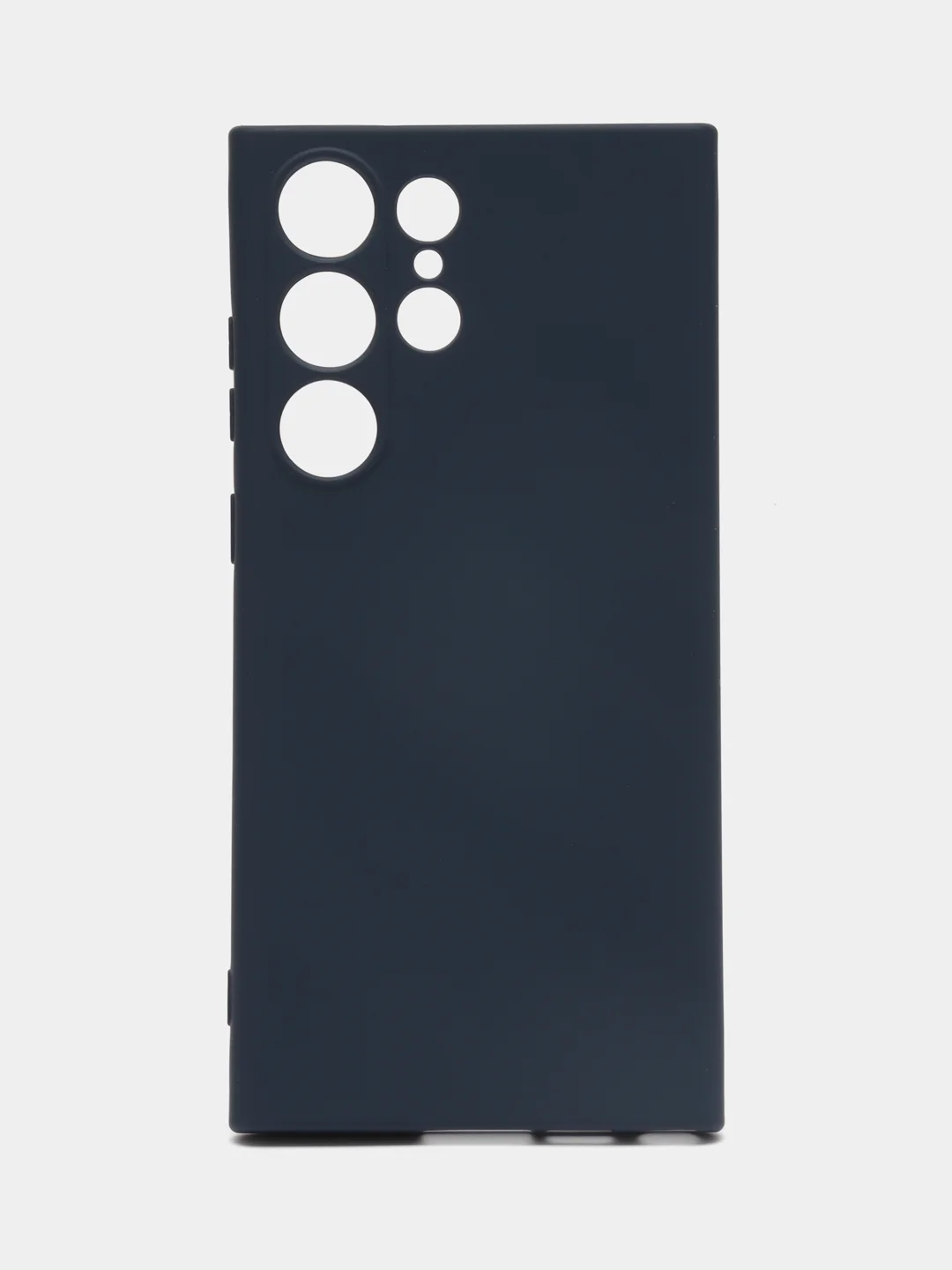 Темно-синий чехол для Samsung Galaxy S23 Ultra (Самсунг Галакси С23 Ультра), силиконовый