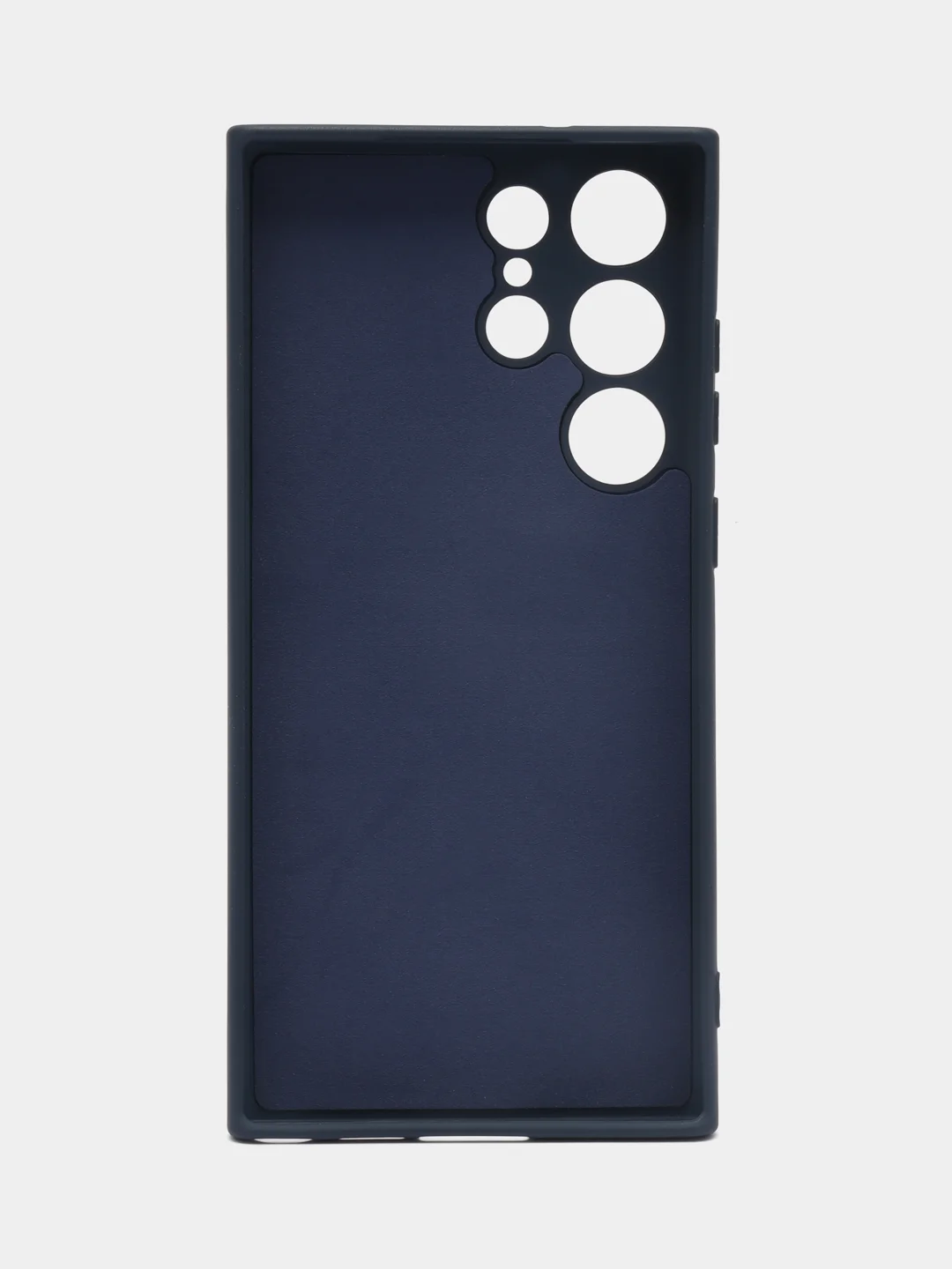 Темно-синий чехол для Samsung Galaxy S23 Ultra (Самсунг Галакси С23 Ультра), силиконовый