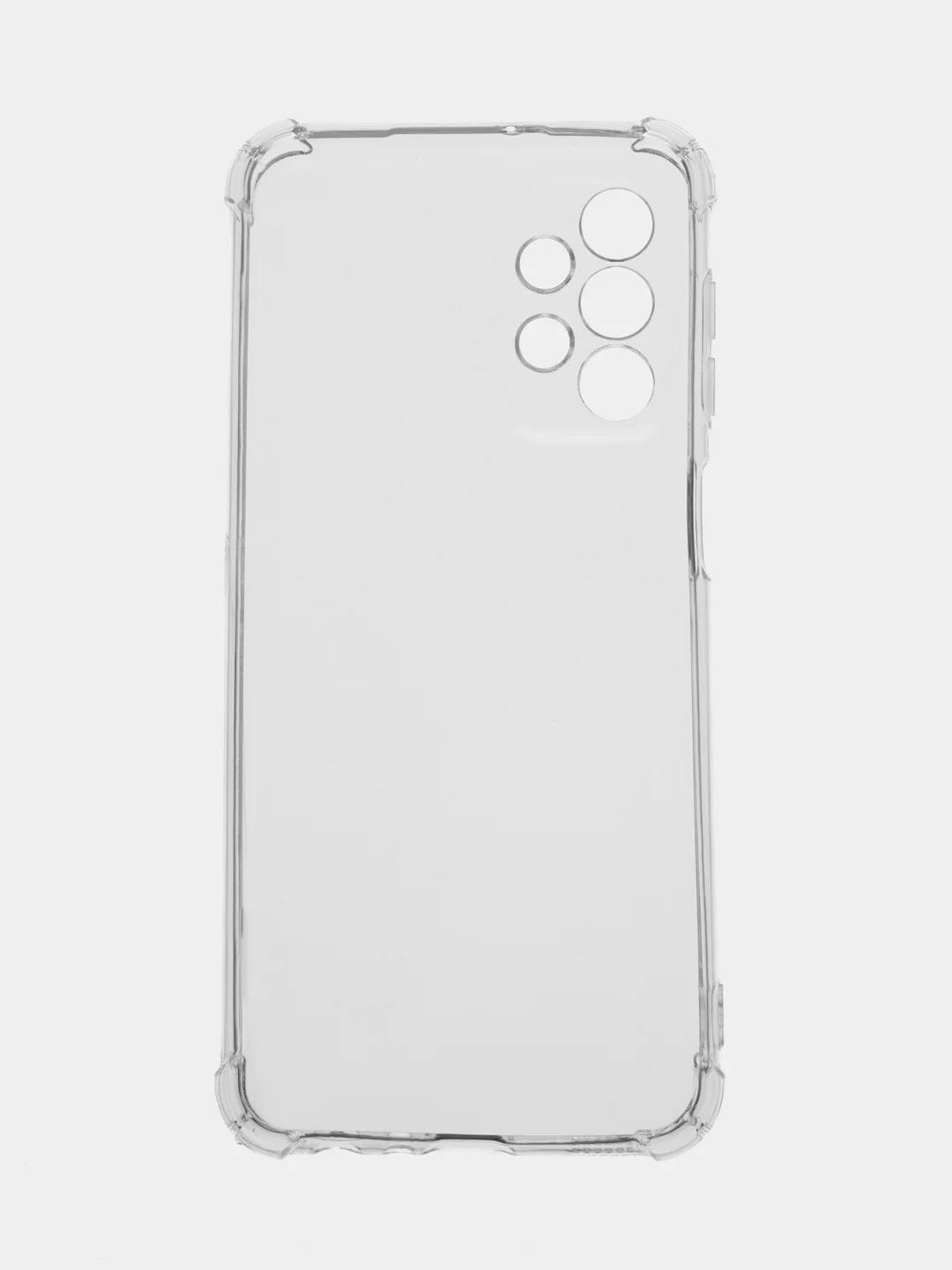 Прозрачный чехол Samsung Galaxy A23, прозрачный, силиконовый, противоударный, с защитой камеры