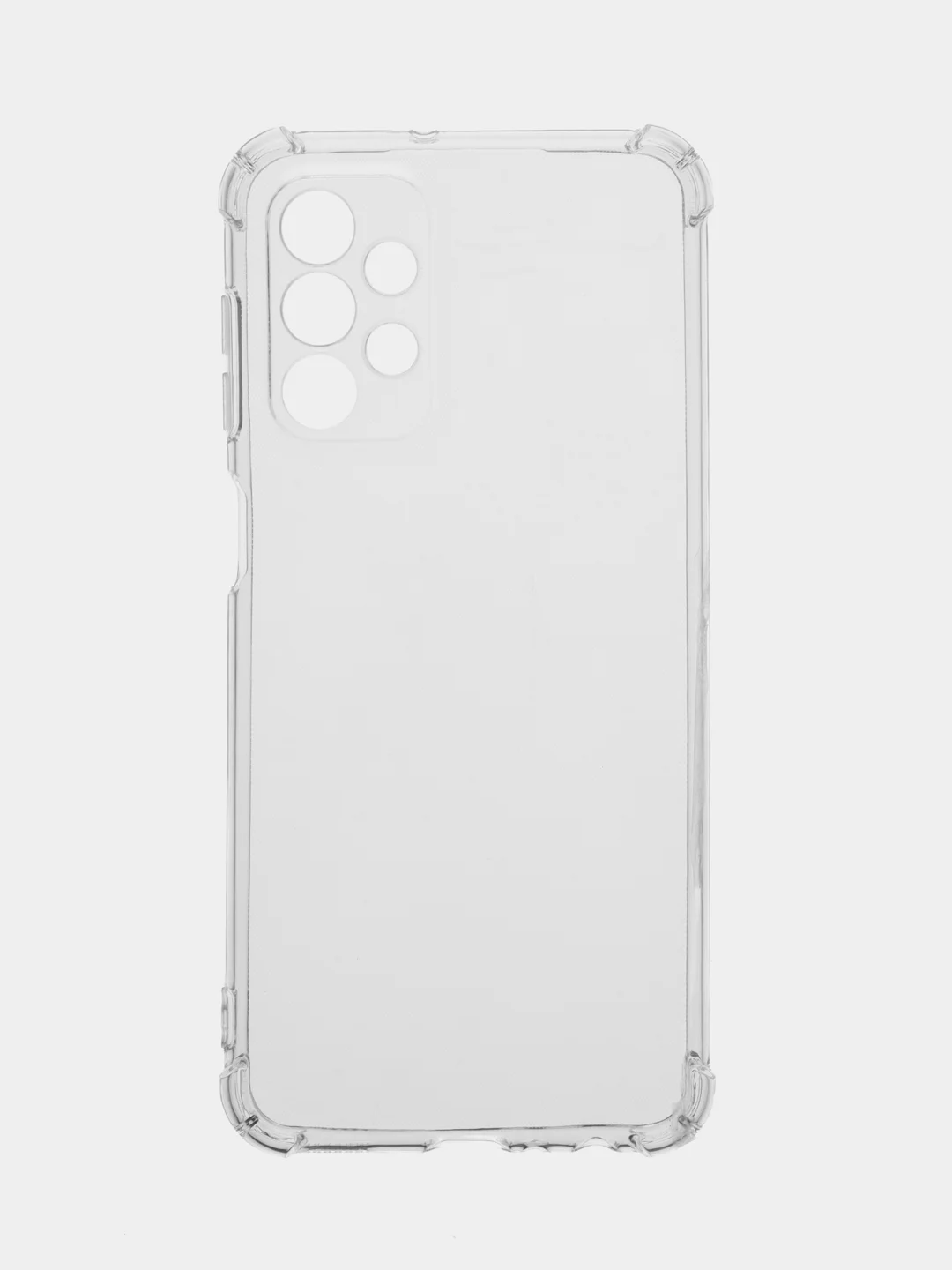 Прозрачный чехол Samsung Galaxy A23, прозрачный, силиконовый, противоударный, с защитой камеры