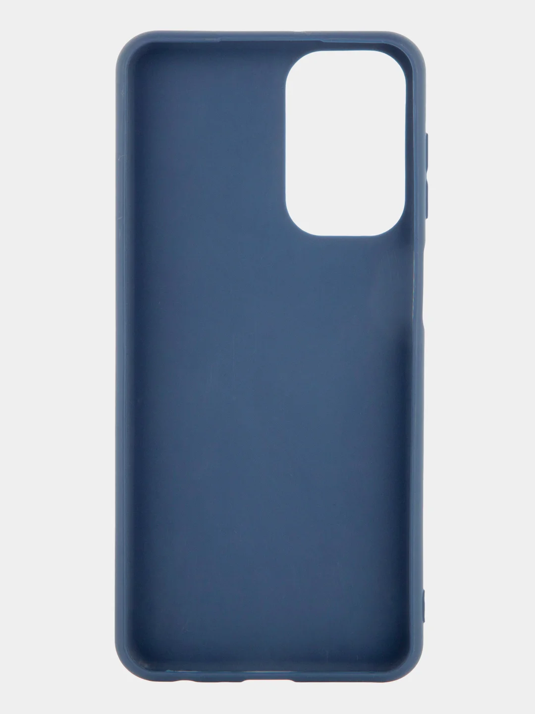 Синий чехол для Samsung Galaxy M23 силиконовый ROSCO матовый тонкий с бортиком-защитой камер