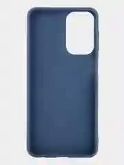 Синий чехол для Samsung Galaxy M23 силиконовый ROSCO матовый тонкий с бортиком-защитой камер