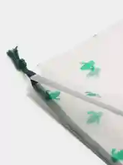 Желтый пакет подарочный на шнурке, мешок для хранения вещей, одежды и обуви