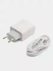 Белый зарядное устройство Maimi T30 Quick Charge 3.0 1xUSB 22.5W White Блок+USB Type-C/USB Micro
