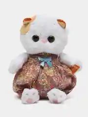 Мягкая игрушка Budi Basa "Кошечка Ли-Ли", песочник в цветочек, 20 см