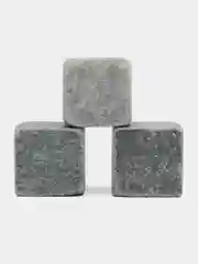 Бежевый камни для виски, 4 штуки