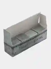 Бежевый камни для виски, 4 штуки