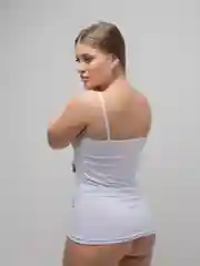 Белый майка женская
