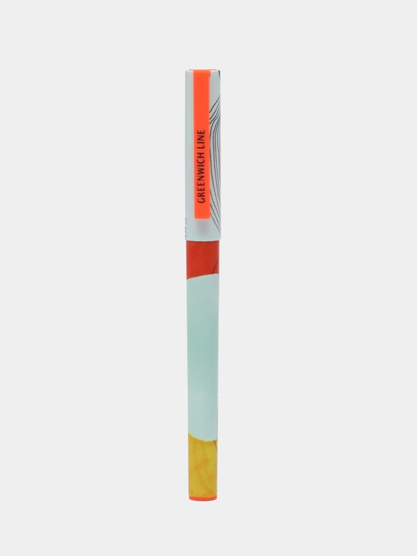 Ручка шариковая Greenwich Line Abstract pattern, синяя, игольчатый стержень, 0,7 мм