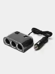 Зарядка,Разветвитель гнезда прикуривателя Olesson 1505 3 гнезда 2USB для зарядки гаджетов