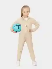Бежевый комбинезон флисовый, детский