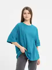 Морской футболка женская, оверсайз