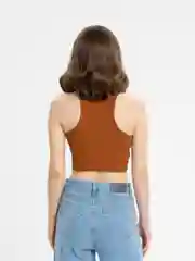 Хаки топ спортивный