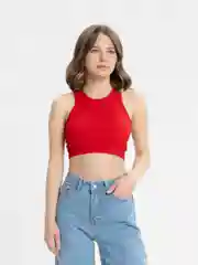 Вишнёвый топ спортивный