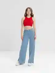 Вишнёвый топ спортивный