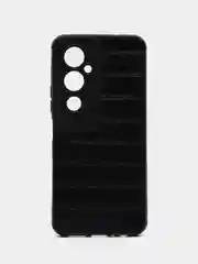 Черный чехол для Tecno Pova 4 Pro, силиконовый, под кожу