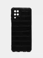 Хром чехол Samsung Galaxy A12 / M12, Самсунг Галакси А12 / М12 4G из эко кожи Baseus